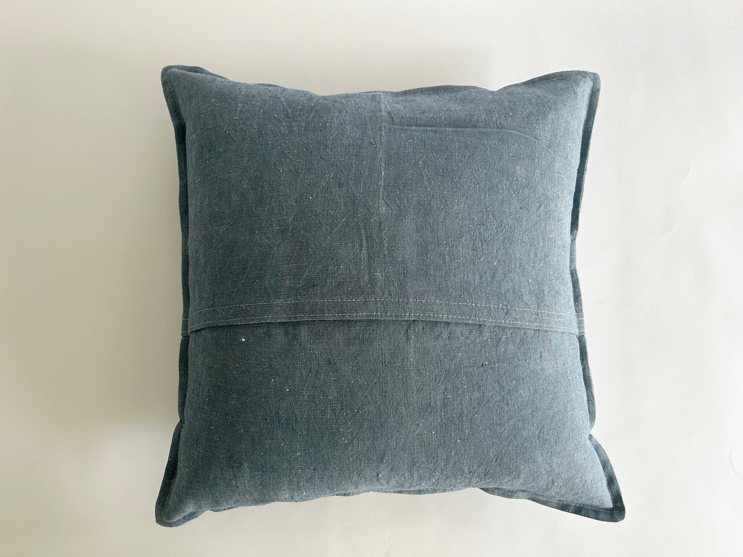 pure hemp cushion in denim