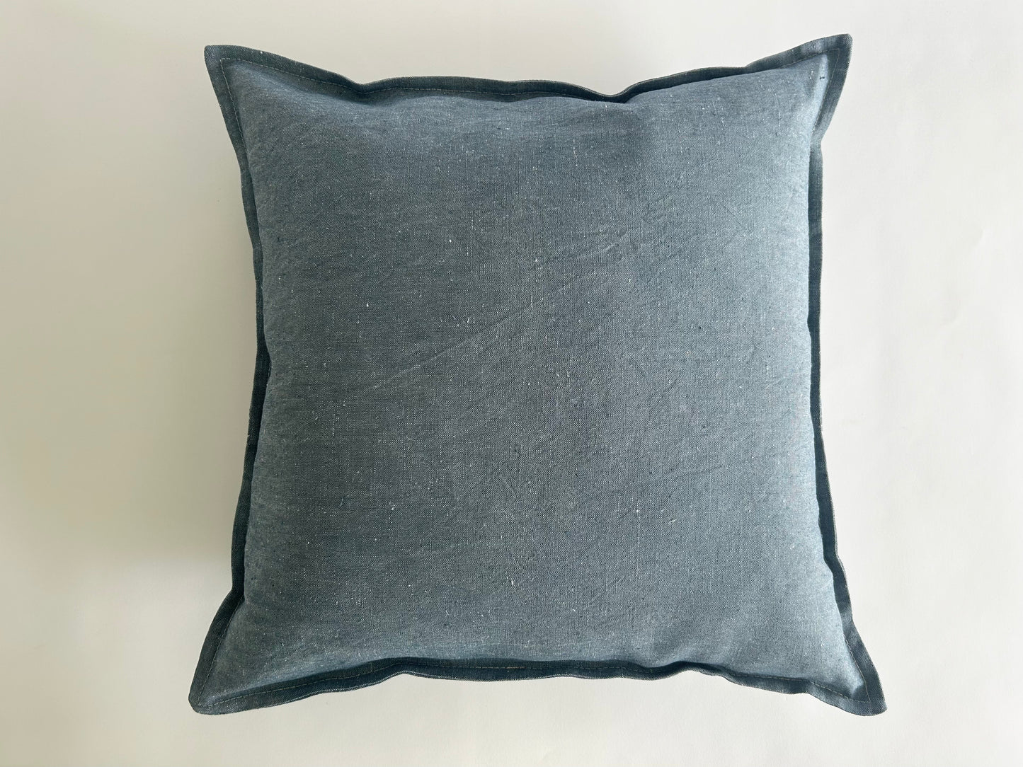 pure hemp cushion in denim