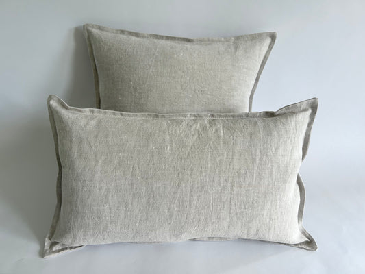 pure hemp cushion in linen